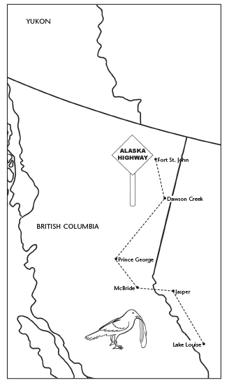 Motorcycle Route British Columbia Alaska - Warren Carlson