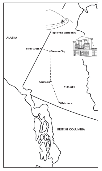 Motorcycle Route Yukon Alaska - Warren Carlson